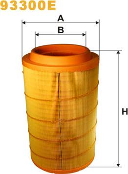 WIX Filters 93300E - Ilmansuodatin inparts.fi