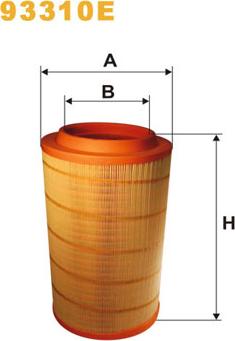 WIX Filters 93310E - Ilmansuodatin inparts.fi