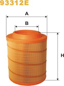 WIX Filters 93312E - Ilmansuodatin inparts.fi