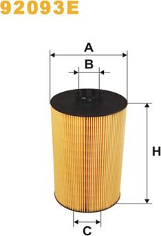 WIX Filters 92093E - Öljynsuodatin inparts.fi