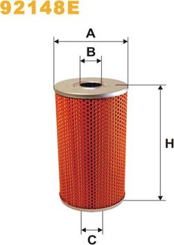 WIX Filters 92148E - Suodatin, työhydrauliikka inparts.fi