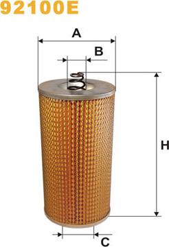 WIX Filters 92100E - Öljynsuodatin inparts.fi