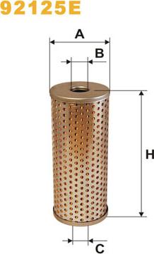 WIX Filters 92125E - Hydrauliikkasuodatin, ohjaus inparts.fi