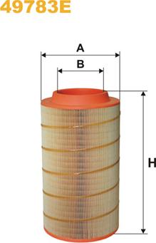 WIX Filters 49783E - Ilmansuodatin inparts.fi