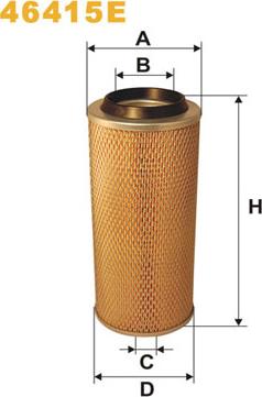 WIX Filters 46415E - Ilmansuodatin inparts.fi