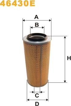 WIX Filters 46430E - Ilmansuodatin inparts.fi