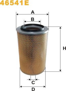 WIX Filters 46541E - Ilmansuodatin inparts.fi