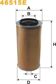 WIX Filters 46515E - Ilmansuodatin inparts.fi