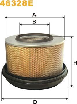 WIX Filters 46328E - Ilmansuodatin inparts.fi