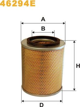 WIX Filters 46294E - Ilmansuodatin inparts.fi