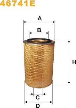 WIX Filters 46741E - Ilmansuodatin inparts.fi