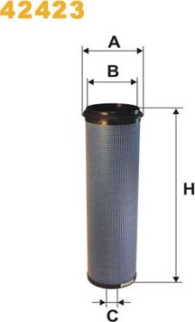 WIX Filters 42423 - Toisioilmasuodatin inparts.fi