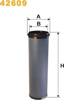 WIX Filters 42609 - Toisioilmasuodatin inparts.fi