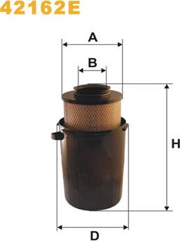 WIX Filters 42162E - Ilmansuodatin inparts.fi