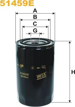 WIX Filters 51459E - Öljynsuodatin inparts.fi