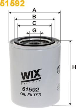 WIX Filters 51592 - Öljynsuodatin inparts.fi