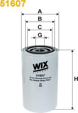 WIX Filters 51607 - Öljynsuodatin inparts.fi