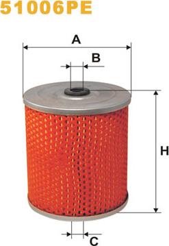 WIX Filters 51006PE - Öljynsuodatin inparts.fi