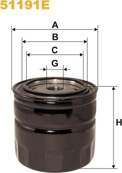 WIX Filters 51191E - Öljynsuodatin inparts.fi