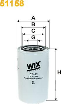 WIX Filters 51158 - Öljynsuodatin inparts.fi