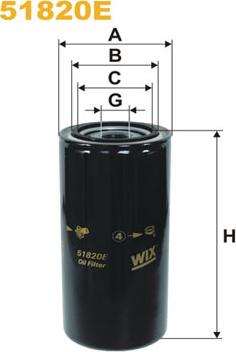 WIX Filters 51820E - Öljynsuodatin inparts.fi