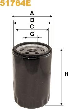 WIX Filters 51764E - Öljynsuodatin inparts.fi