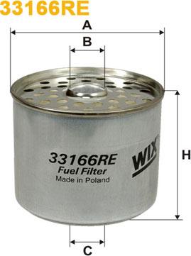 WIX Filters 33166RE - Polttoainesuodatin inparts.fi