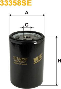 WIX Filters 33358SE - Polttoainesuodatin inparts.fi