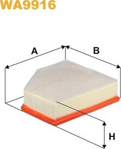 WIX Filters WA9916 - Ilmansuodatin inparts.fi