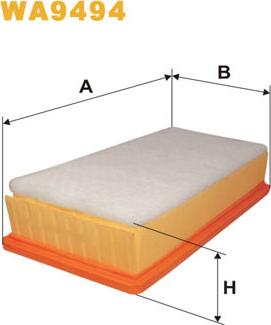 WIX Filters WA9494 - Ilmansuodatin inparts.fi