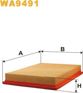 WIX Filters WA9491 - Ilmansuodatin inparts.fi