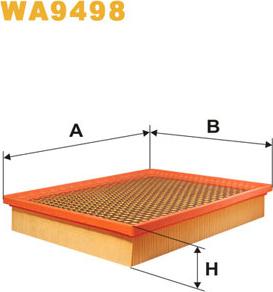 WIX Filters WA9498 - Ilmansuodatin inparts.fi