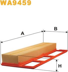 WIX Filters WA9459 - Ilmansuodatin inparts.fi