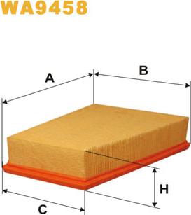 WIX Filters WA9458 - Ilmansuodatin inparts.fi