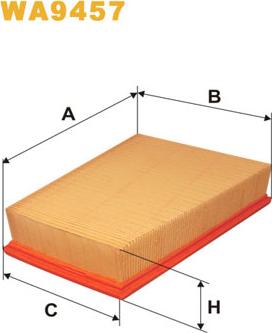 WIX Filters WA9457 - Ilmansuodatin inparts.fi