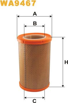 WIX Filters WA9467 - Ilmansuodatin inparts.fi