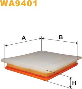 WIX Filters WA9401 - Ilmansuodatin inparts.fi