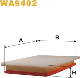 WIX Filters WA9402 - Ilmansuodatin inparts.fi