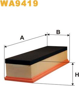 WIX Filters WA9419 - Ilmansuodatin inparts.fi