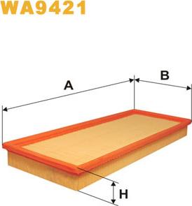 WIX Filters WA9421 - Ilmansuodatin inparts.fi