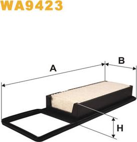 WIX Filters WA9423 - Ilmansuodatin inparts.fi