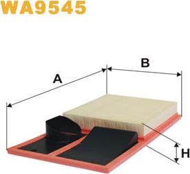 WIX Filters WA9545 - Ilmansuodatin inparts.fi