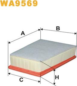 WIX Filters WA9569 - Ilmansuodatin inparts.fi