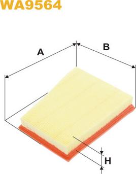 WIX Filters WA9564 - Ilmansuodatin inparts.fi