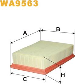 WIX Filters WA9563 - Ilmansuodatin inparts.fi