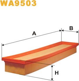 WIX Filters WA9503 - Ilmansuodatin inparts.fi