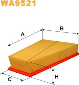 WIX Filters WA9521 - Ilmansuodatin inparts.fi