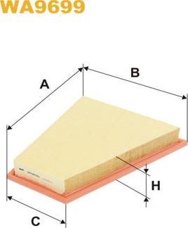 WIX Filters WA9699 - Ilmansuodatin inparts.fi