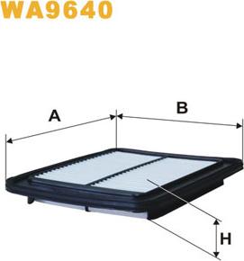 WIX Filters WA9640 - Ilmansuodatin inparts.fi