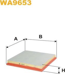 WIX Filters WA9653 - Ilmansuodatin inparts.fi